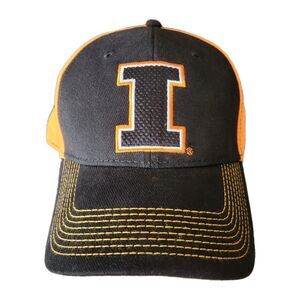 University Of Illinois Fighting Illini Adjustable Hat Cap‎ Mesh Back